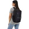 Skechers 365 Athletic Travel Backpack for Women & Men – College Backpack, Multipurpose Back Pack (Black & White)(Black)