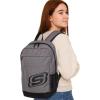 Skechers 365 Central Travel Backpack for Women & Men, College Backpack, Laptop Bag, Multipurpose Back Pack & Book Bag (Grey)(Grey)