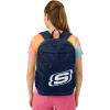 Skechers 365 Central Travel Backpack for Women & Men, College Backpack, Laptop Bag, Multipurpose Back Pack & Book Bag (Grey)(Navy & White)