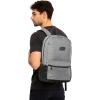 Skechers 365 Essential Travel Backpack for Women & Men, College Backpack, Laptop Bag, Multipurpose Back Pack & Book Bag (Black & White)(Grey)