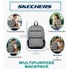Skechers 365 Weekend 2.0 Travel Backpack for Women & Men, College Backpack, Laptop Bag, Multipurpose Back Pack & Book Bag (Grey)(Grey)