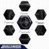 Skechers Air-Cooled Steering Wheel Cover,Leather Car Steering Wheel Cover Universal Fit 14″ 1/2-15″ Car Wheel Protector for Men Women Fit Suvs,Vans,Sedans,Car,Trucks,Black(Black)
