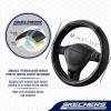 Skechers Air-Cooled Steering Wheel Cover,Leather Car Steering Wheel Cover Universal Fit 14″ 1/2-15″ Car Wheel Protector for Men Women Fit Suvs,Vans,Sedans,Car,Trucks,Black(Black)