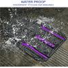 Skechers Car Floor Mats,Heavy Duty Rubber Car Mats Full Set,All Weather Floor Mats,Waterproof Trim to Fit Universal Floor Liner Car Accessories,Automotive Floor Mats for Cars Trucks SUV,Blue(Purple)
