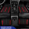 Skechers Car Floor Mats,Heavy Duty Rubber Car Mats Full Set,All Weather Floor Mats,Waterproof Trim to Fit Universal Floor Liner Car Accessories,Automotive Floor Mats for Cars Trucks SUV,Blue(Red)