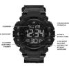 Skechers Digital Sports Watch for Men(Keats Black/Silver)