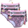 Skechers Girls’ Amazon Exclusive Combed Cotton Blend Panties with Unique Prints and Pack, Sizes 2/3t, 4, 6, 8 and 10(8-pack Pink Leopard)