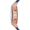 Skechers Magnolia Digital Silicone Watch for Women(Rose Gold  Navy)