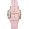 Skechers Magnolia Digital Silicone Watch for Women(Rose Gold  Pink)