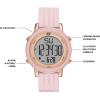 Skechers Magnolia Digital Silicone Watch for Women(Rose Gold  Pink)