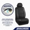 Skechers Memory Foam Car Seat Covers, Air Cool Mesh Thick Seat Covers, Car Seat Cover Full Sets, Airbag Compatible, Automotive Comfort Protection for Most Cars,Vans,Trucks, SUVs,Blue(Black Black)