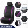Skechers Memory Foam Car Seat Covers, Air Cool Mesh Thick Seat Covers, Car Seat Cover Full Sets, Airbag Compatible, Automotive Comfort Protection for Most Cars,Vans,Trucks, SUVs,Blue(Black and Purple)