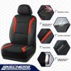 Skechers Memory Foam Car Seat Covers, Air Cool Mesh Thick Seat Covers, Car Seat Cover Full Sets, Airbag Compatible, Automotive Comfort Protection for Most Cars,Vans,Trucks, SUVs,Blue(Black&Orange)