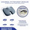Skechers Memory Foam Seat Cushion,Office Chair Cushion for Tailbone Pain Relief,Butt Pillow for Office Chair,Car seat Cushion,Computer Desk,Long Sitting Office Workers,and Car Drivers,Black(Blue)