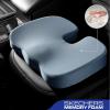 Skechers Memory Foam Seat Cushion,Office Chair Cushion for Tailbone Pain Relief,Butt Pillow for Office Chair,Car seat Cushion,Computer Desk,Long Sitting Office Workers,and Car Drivers,Black(Blue)