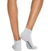 Skechers Men’s 10 Pack Cushioned Low Cut Socks(White/Steel Gray/Black)