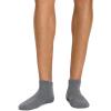 Skechers Men’s 10 Pack Cushioned Low Cut Socks(White/Steel Gray/Black)