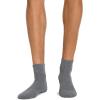 Skechers Men’s 10 Pack Cushioned Quarter Crew Socks(White/Steel Gray/Black)