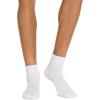Skechers Men’s 10 Pack Cushioned Quarter Crew Socks(White/Steel Gray/Black)