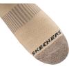 Skechers Men’s 6 Pack Work Quarter Crew Socks(Sand)