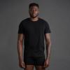 Skechers Men’s Classic Fit Crew Neck Undershirt, Tag Free T-Shirts, Lightweight Camisetas, Moisture-Wicking 6 Pack(Black)