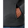 Skechers Men’s Cozy Fit Hoodless Hoodie Ottoman Jacket(Asphalt)