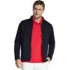 Skechers Men’s Cozy Fit Hoodless Hoodie Ottoman Jacket(Black)