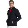 Skechers Men’s Cozy Fit Hoodless Hoodie Ottoman Jacket(Black)