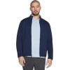 Skechers Men’s Cozy Fit Hoodless Hoodie Ottoman Jacket(Navy)