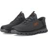 Skechers Men’s Glide-Step Noxus Hands Free Slip-in Sneaker(Charcoal/Orange)
