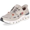 Skechers Men’s Glide-Step Pro Hands Free Slip-in Sneaker(Taupe Orange)