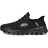Skechers Men’s Glide-Step Zefyr Hands Free Slip-in Sneaker(Black)