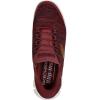 Skechers Men’s Glide-Step Zefyr Hands Free Slip-in Sneaker(Burgundy)
