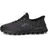 Skechers Men’s Glide-Step Zefyr Hands Free Slip-in Sneaker(Charcoal/Black)