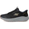 Skechers Men’s Go Run Now Starfuse Hands Free Slip-ins Sneaker(Black/Grey)