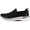 Skechers Men’s Go Walk Arch Fit – Togpath Sneaker(Black/White)