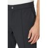 Skechers Men’s Go Walk Slip Ins Stretchable Straight Leg Pintuck Zip Fly Pants(Bold Black)