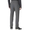 Skechers Men’s Go Walk Slip Ins Stretchable Straight Leg Pintuck Zip Fly Pants(Heather Charcoal)