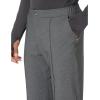 Skechers Men’s Go Walk Slip Ins Stretchable Straight Leg Pintuck Zip Fly Pants(Heather Charcoal)