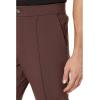 Skechers Men’s Go Walk Slip Ins Stretchable Straight Leg Pintuck Zip Fly Pants(Raisin)