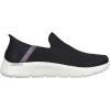 Skechers Men’s Gowalk Flex Hands Free Slip-ins Athletic Slip-on Casual Walking Shoes Sneaker(Black/Grey)