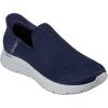 Skechers Men’s Gowalk Flex Hands Free Slip-ins Athletic Slip-on Casual Walking Shoes Sneaker(Navy)