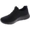 Skechers Men’s Gowalk Flex-Athletic Slip-on Casual Walking Shoes with Air Cooled Foam Sneakers(Black 2)