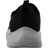 Skechers Men’s Gowalk Flex-Athletic Slip-on Casual Walking Shoes with Air Cooled Foam Sneakers(Charcoal/Orange)