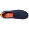 Skechers Men’s Gowalk Flex-Athletic Slip-on Casual Walking Shoes with Air Cooled Foam Sneakers(Navy/Orange 1)