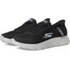 Skechers Men’s Hands Free Slip-Ins: Go Walk Flex Hands Up Sneaker(Black/Grey)