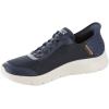 Skechers Men’s Hands Free Slip-Ins: Go Walk Flex Hands Up Sneaker(Navy)