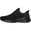 Skechers Men’s Hands Free Slip-ins Bobs Squad Chaos-Daily Hype Sneaker(Black/Black)