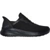 Skechers Men’s Hands Free Slip-ins Bobs Squad Chaos-Daily Hype Sneaker(Black/Black)