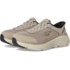 Skechers Men’s Hands Free Slip-ins Max Cushioning Endeavour-Cardova Sneaker(Taupe/Black)
